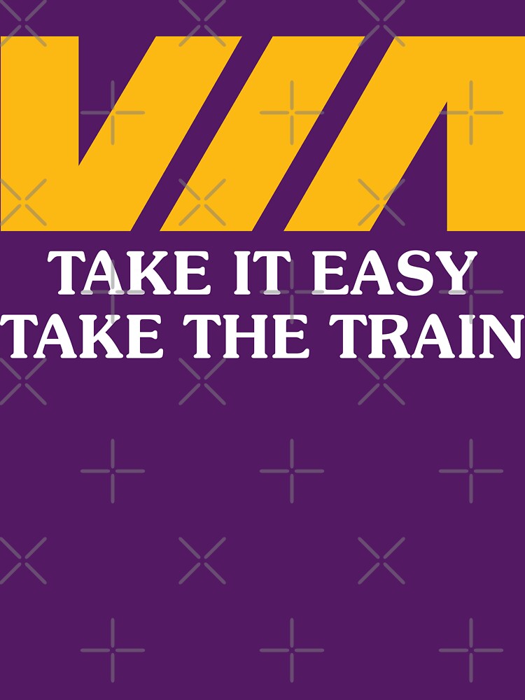 Vintage Advertising - Take it Easy Take the Train! by Kingston Sub by Jason Shron