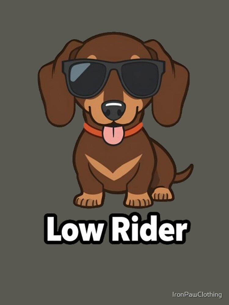 Low Rider – Dachshund by IronPawClothing