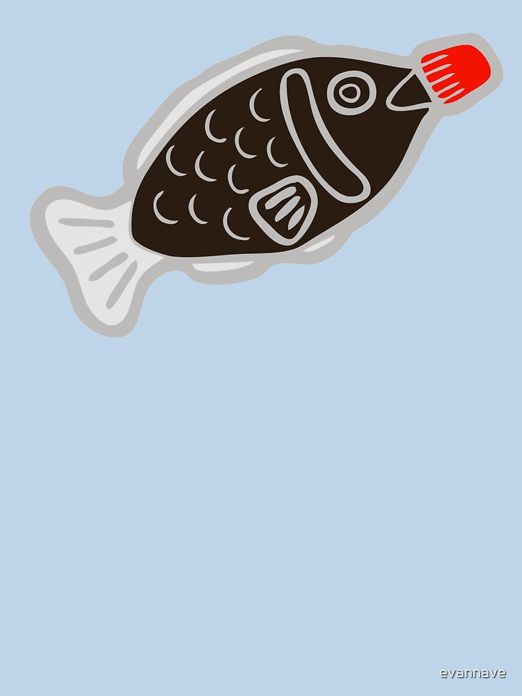Sushi Soy Fish Pattern in Blue by evannave