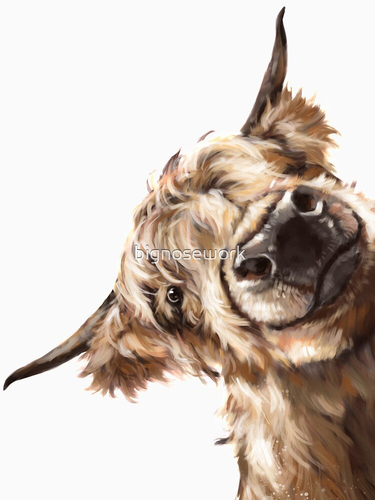 Sneaky Highland Cow by bignosework
