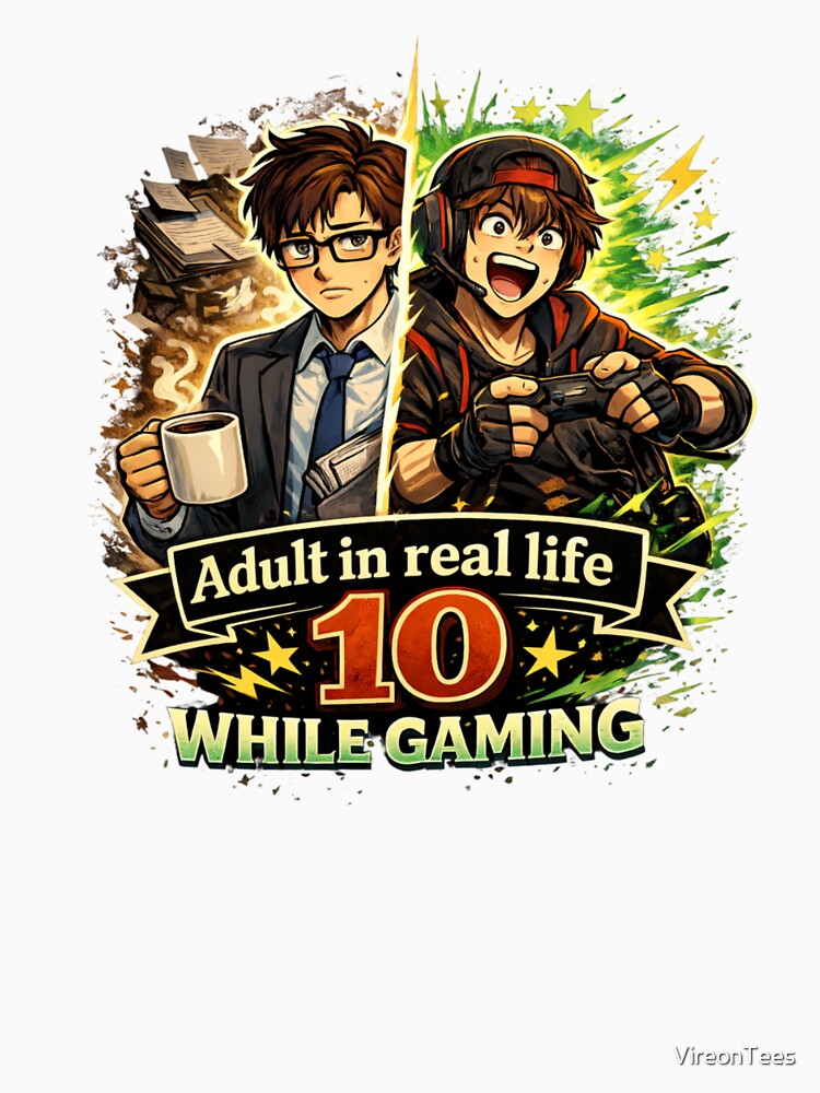Adult In Real Life 10 While Gaming by VireonTees