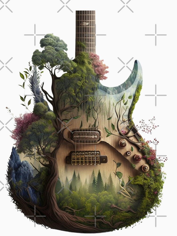 Nature Guitar by DianaaBoutique
