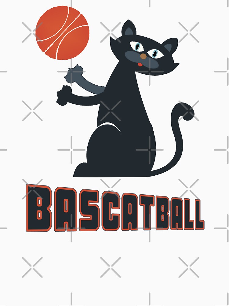 Funny Cat Baketball (BasCATball) by realmatdesign