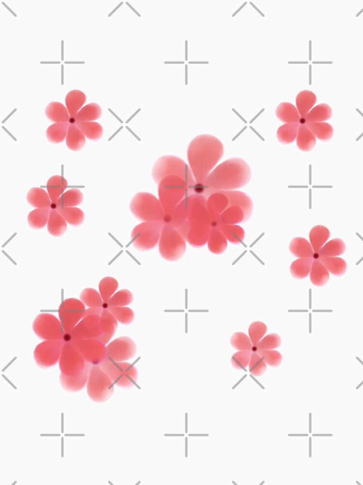 cute orange flowers,flower stickers by DesignYourWaystore