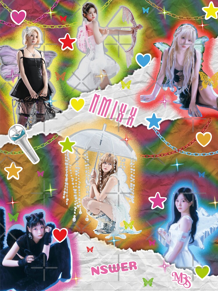 Collage design inspired by the group nmixx by mbs-desing