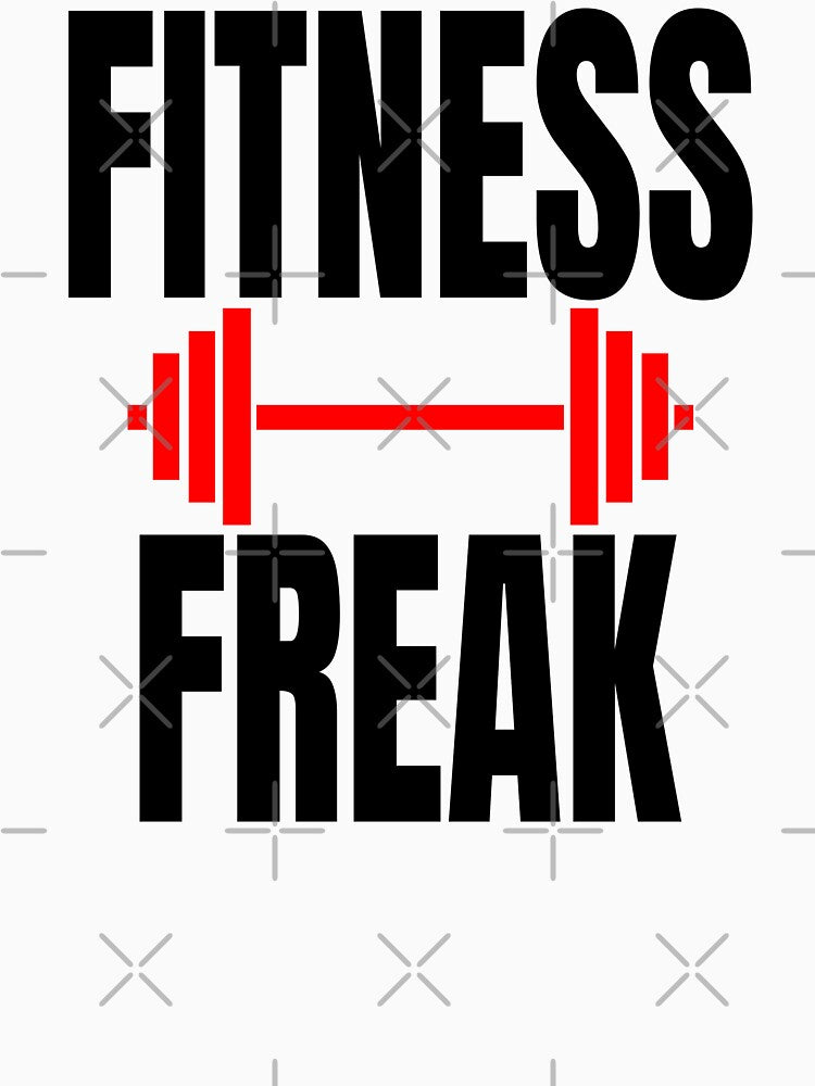 Fitness Freak - Funny fitness & Gym motivation quote by GraphicDream