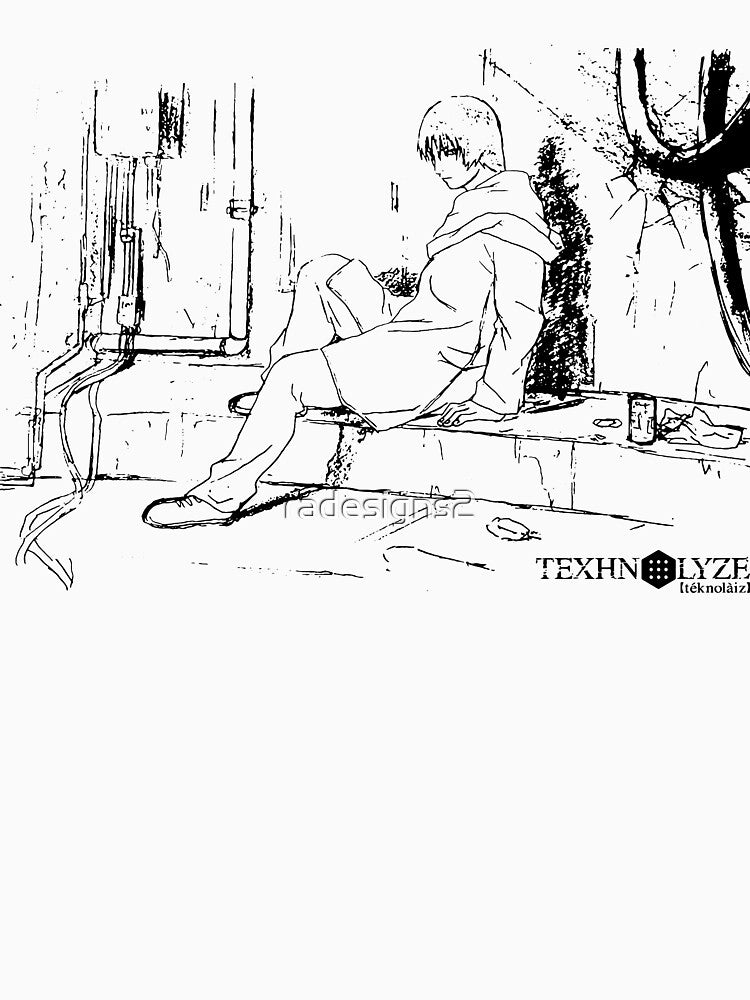TEXHNOLYZE - Ichise - Sketch (black print) by R-A Designs