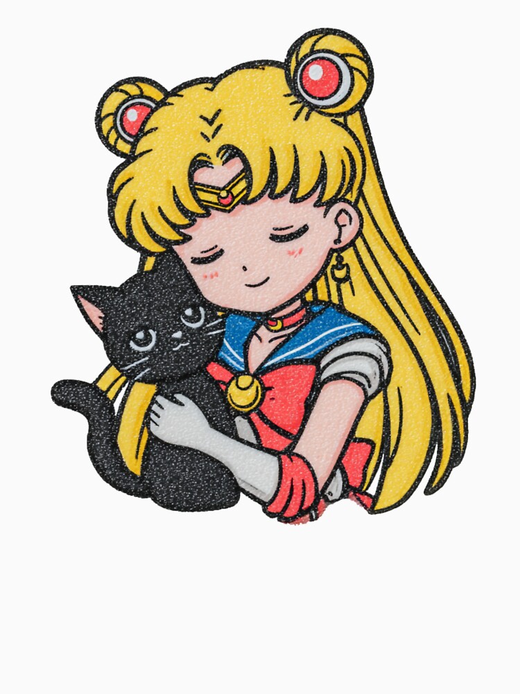 Sailor Moon and Her Cat by pastel.moonwave
