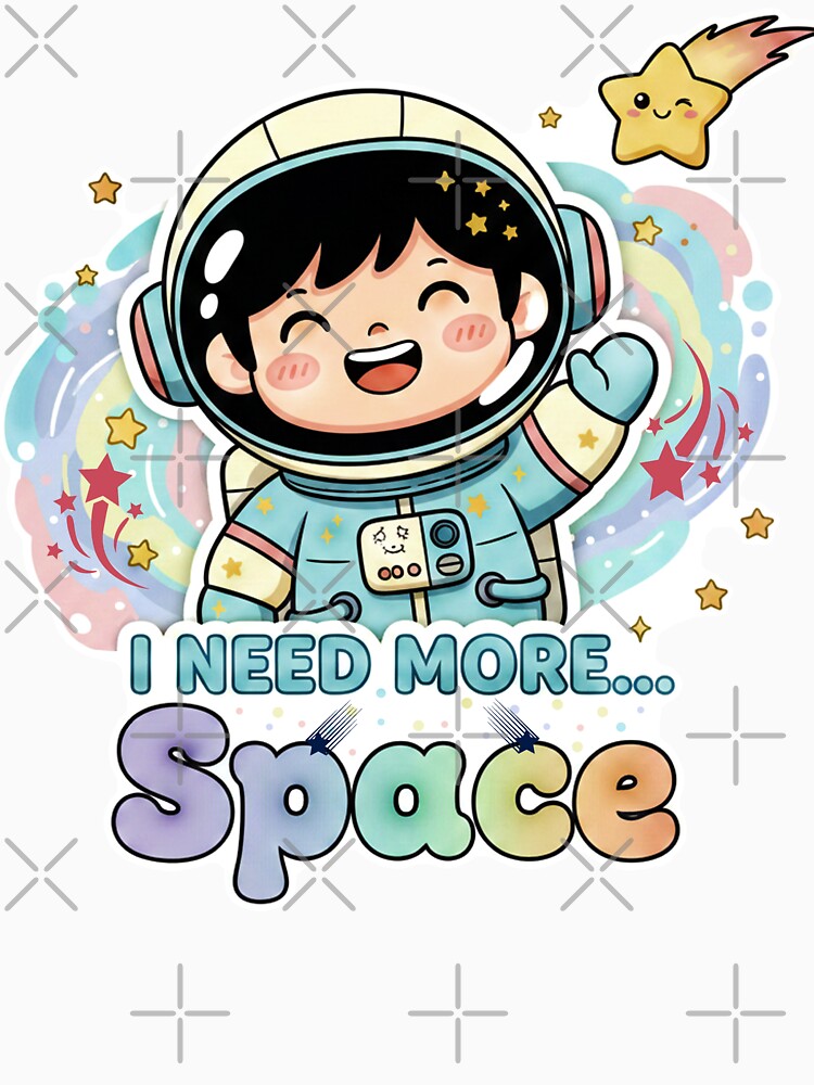 I Need More Space Funny Shirt by PixelGrafiks