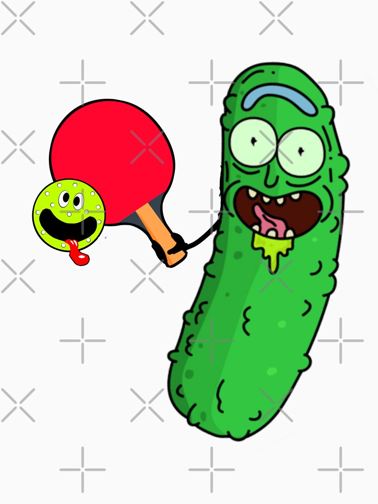 Funny Pickleball Cartoon by DjoooDjooo