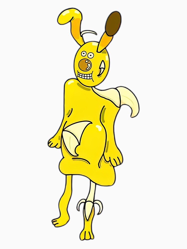 Long-Eared Yellow Creature  with Distorted Skin by libgialika