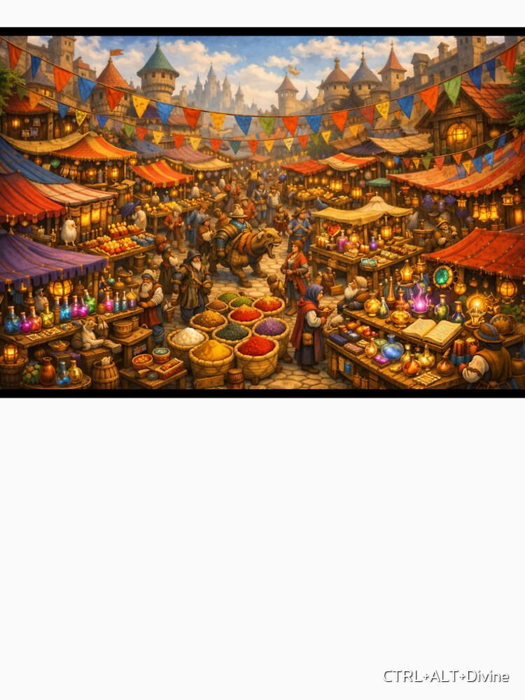 Fantasy Market City by CTRL+ALT+Divine