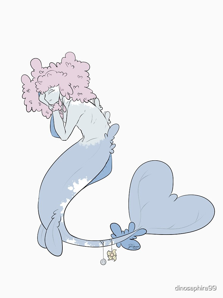 Sleepy mermaid by dinosaphira99