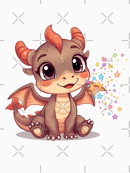 Baby dragon in the fairytale forest by SimonsDesignArt