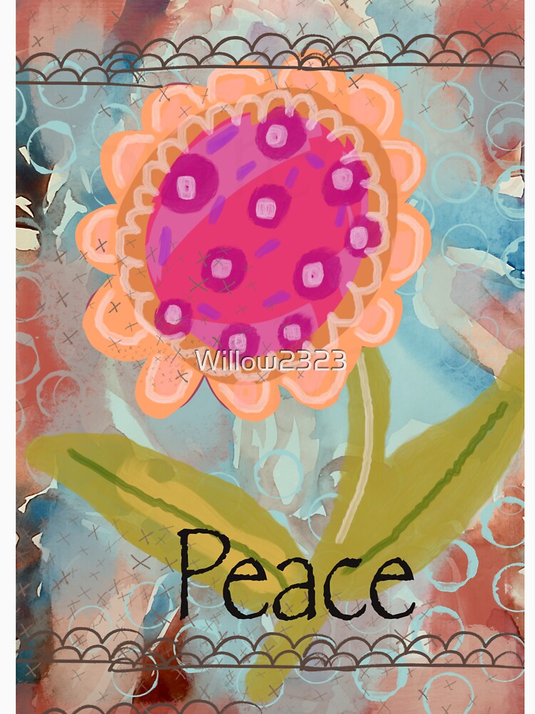 Peace flower by Willow2323