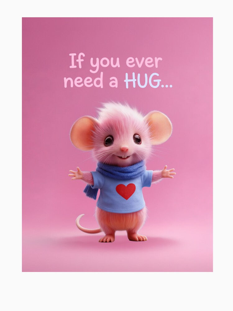 Pink Mousy Hug MUG by PuppyBerry