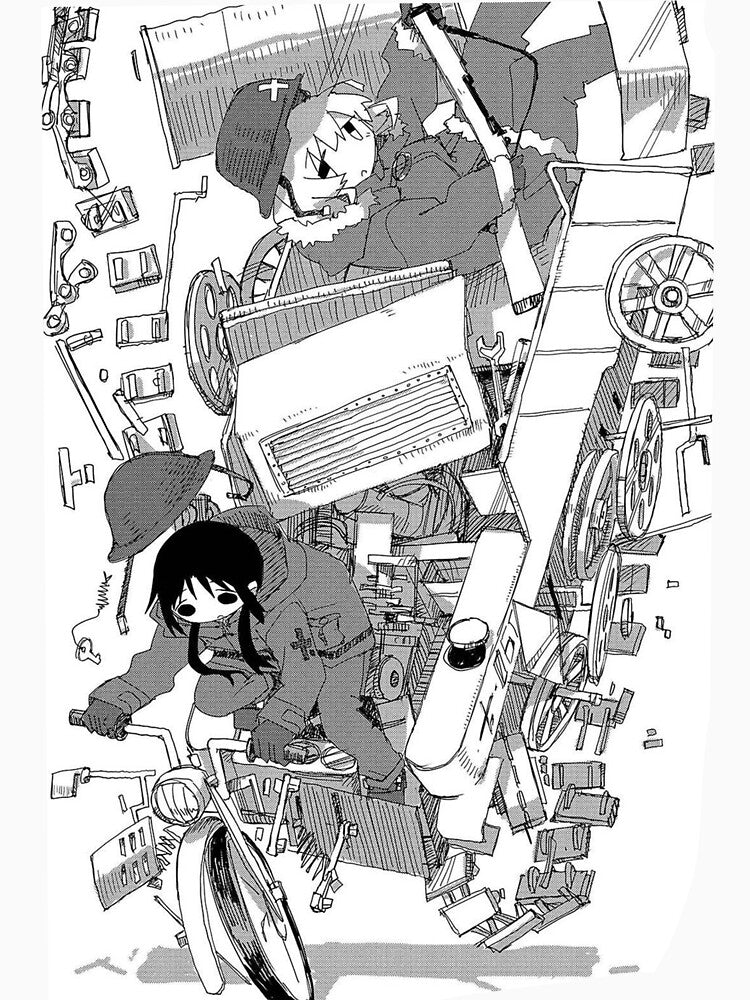 Shoujo Shuumatsu Ryokou/ Girl Last Tour by bashhonkdesign