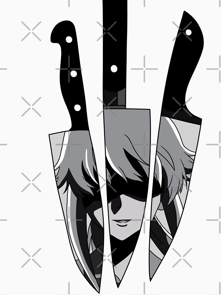 Yuno Gasai on Knives by deadtxt