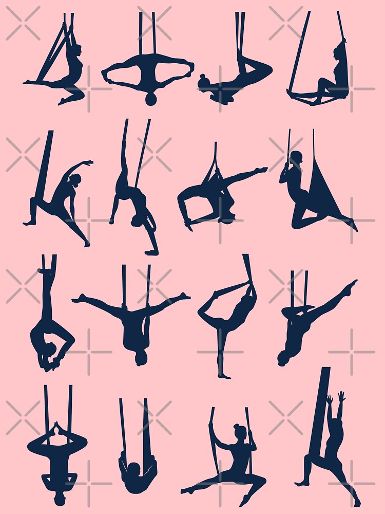 Aerial Yoga Poses by trendingatees