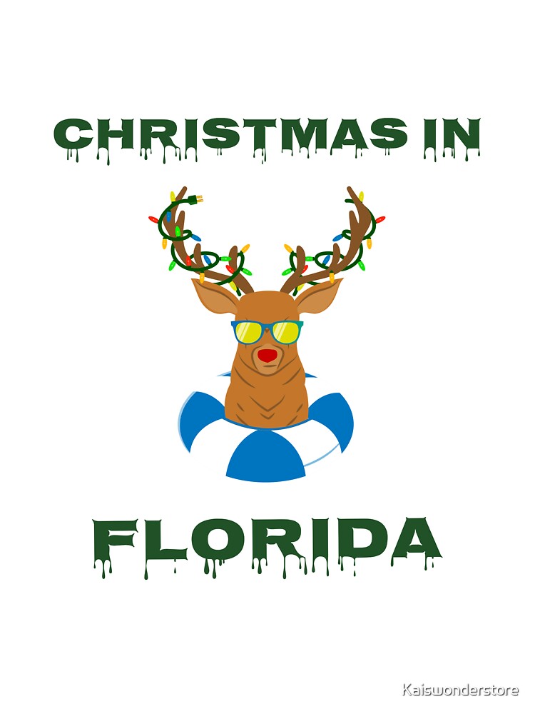 Christmas in Florida Reindeer Version by Chai's Wonderland