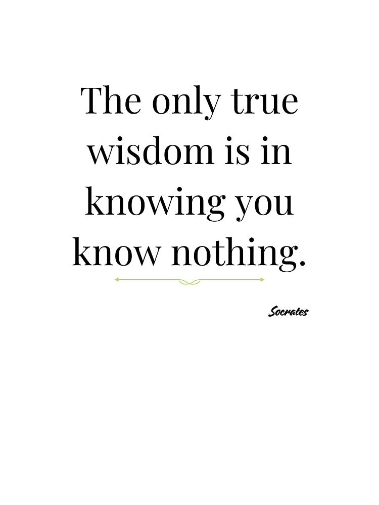 Socrates on True Wisdom by A Return to Grace