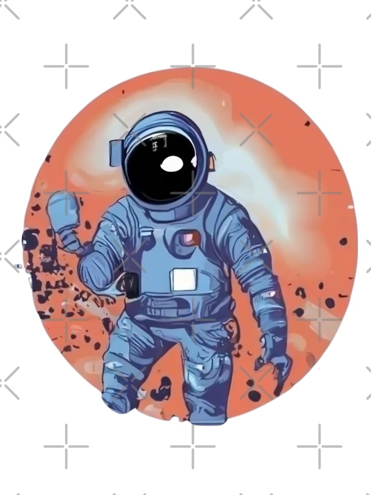 Astronaut Exploring Space/Journey Beyond Earth by Hubert  GrafikaExpressArtistry