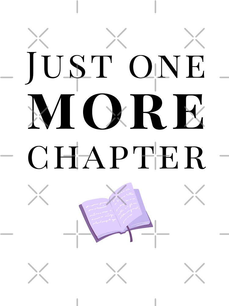 Just One More Chapter Book Lover Gift Sticker by ade-datt