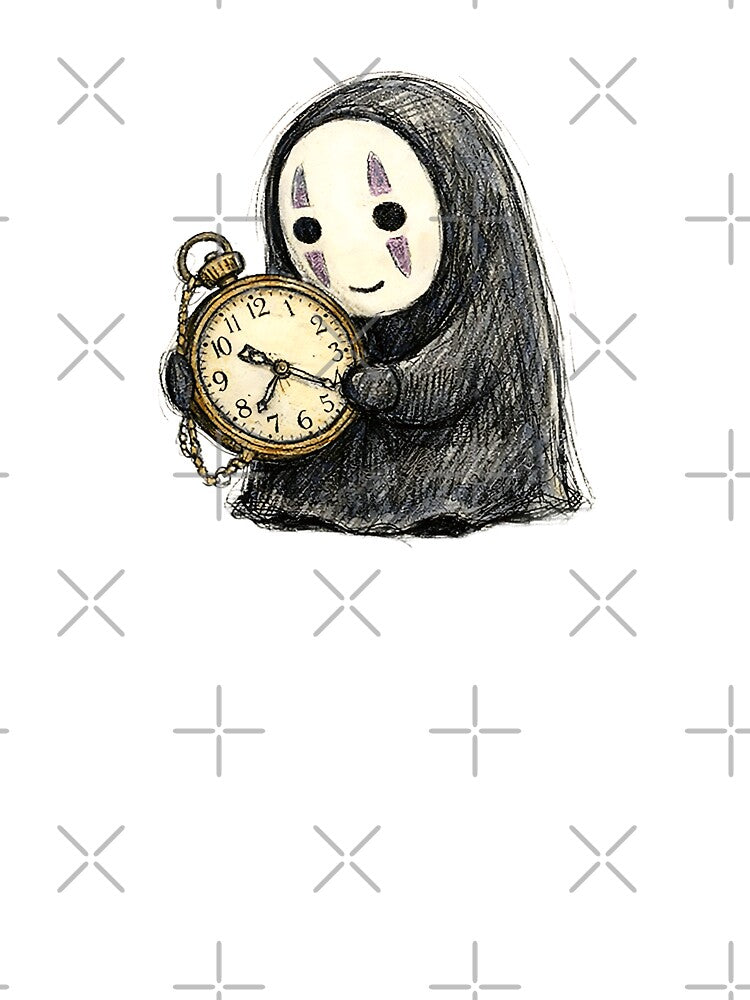 NO FACE WITH VINTAGE POCKET WATCH by LIS AND MELIVERSO