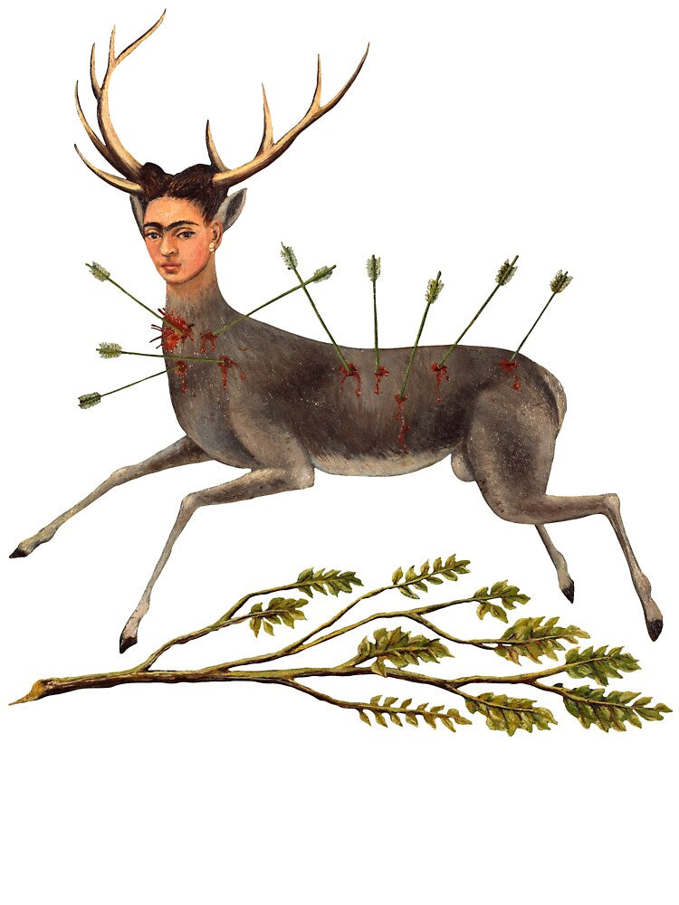 Frida Kahlo - The Wounded Deer by elinaarbidane