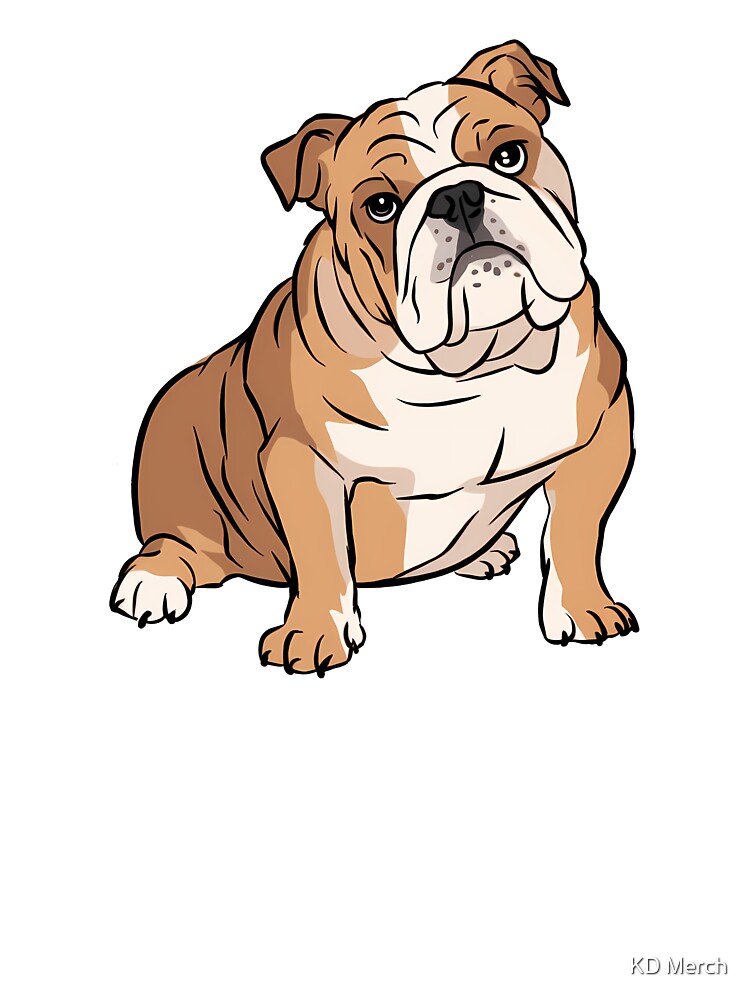 Bulldog by KD Merch