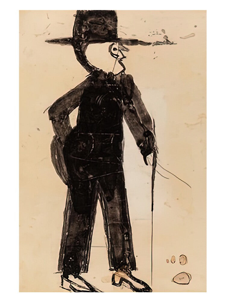 Man Carrying Cane by bernard44