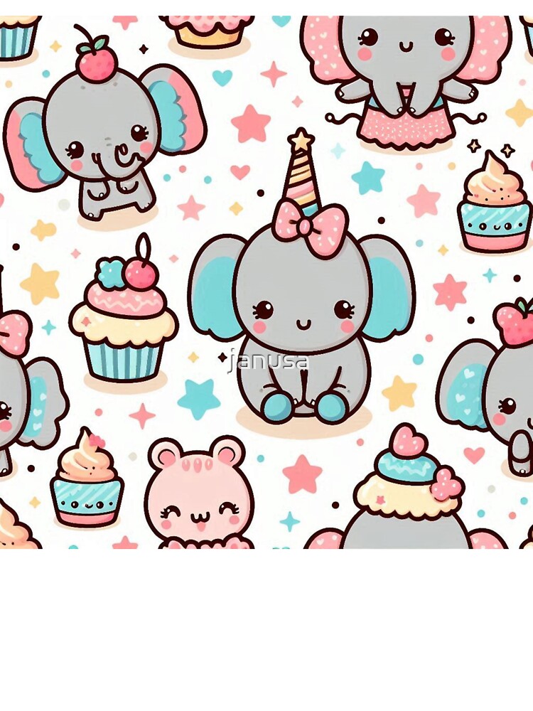 Pastel Kawaii Vibes – Cute Animal Design by janusa