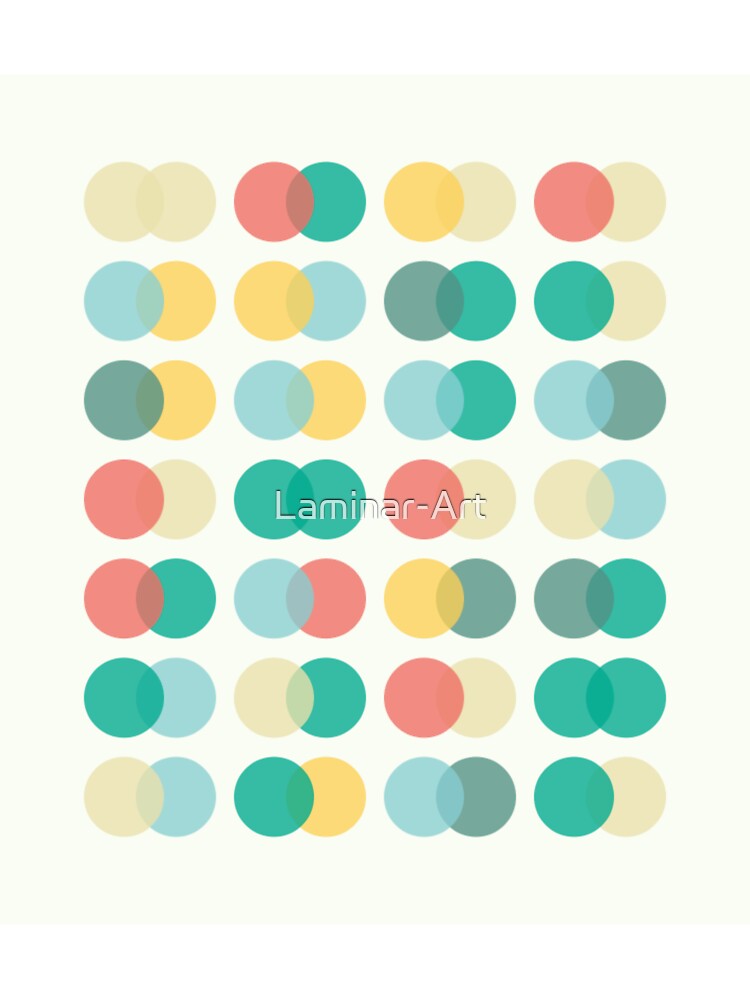 Color Pop Minimalist Circles 2 by Laminar-Art
