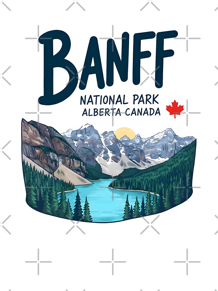Banff National Park Alberta Canada Cute Colorful Landscape by HowToCanadian
