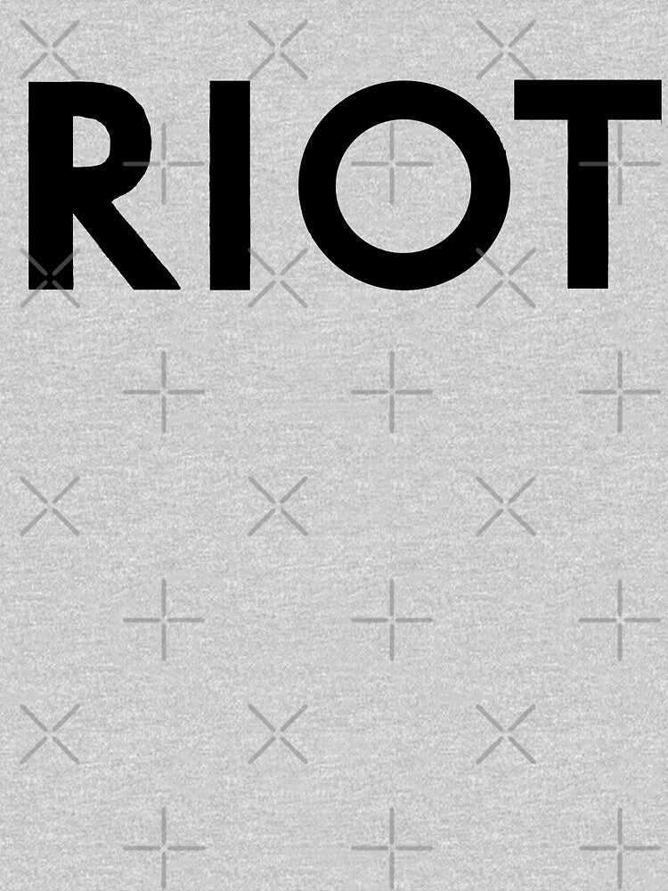Mac's RIOT Shirt - Always Sunny (Black Lettering) by MonkeysMouth