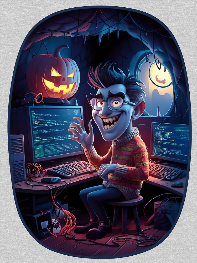 Halloween computer Geek 01 by kjp-design