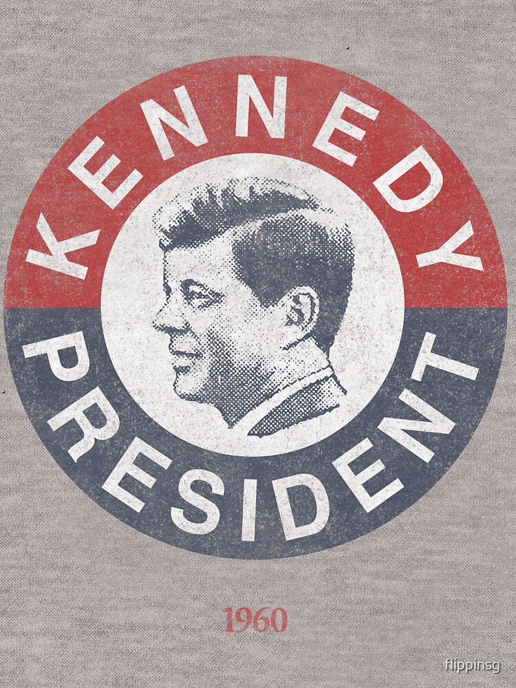 Vintage 1960 Kennedy for President T-Shirt by flippinsg