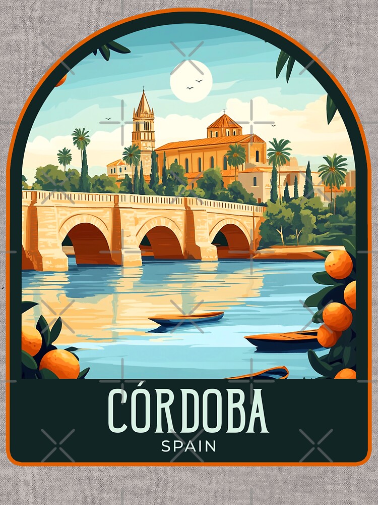 Córdoba Vintage Travel Illustration by HomeLivingCo