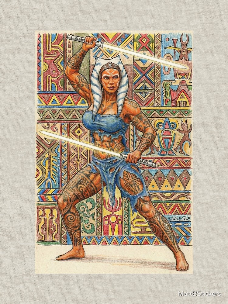 Tribal Warrior Ahsoka by MattBStickers