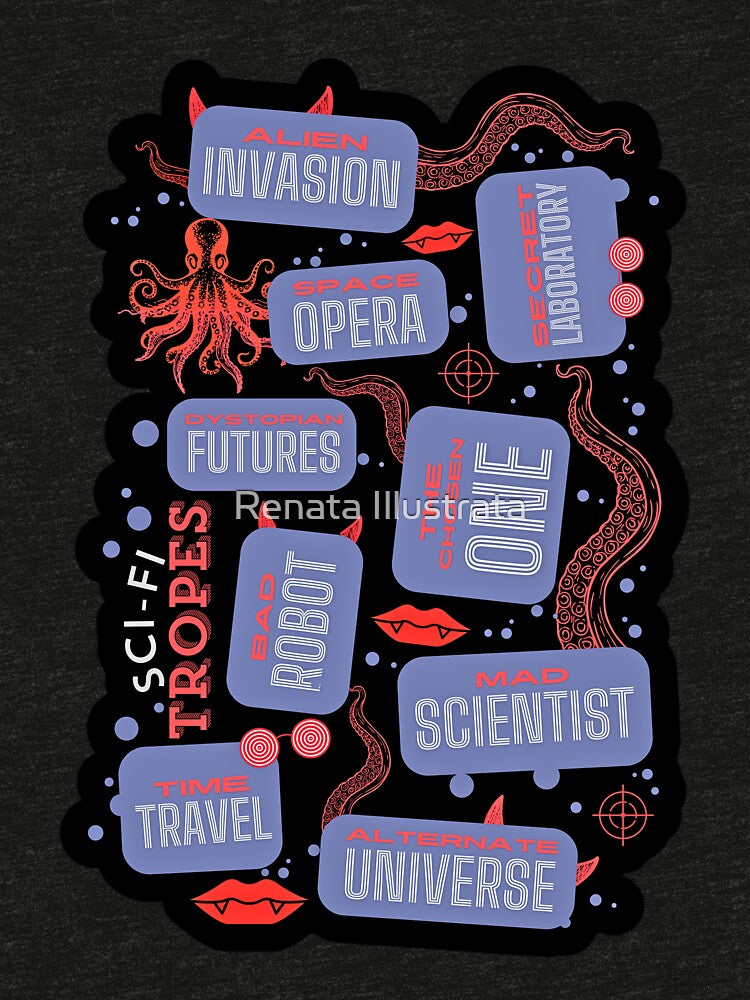 Fanfic Scifi Tropes Science Fiction Monsters by Renata Illustrata