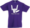 Share The Love T-Shirt for Kids Sharer Logo ALL SIZES
