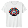 Lotus Yoga Meditation T-Shirt, Spiritual Mens Womens
