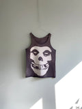 Vintage 1990 Misfits Crimson Ghost 90s Horror Punk Rock Band Tank Top M SunFaded