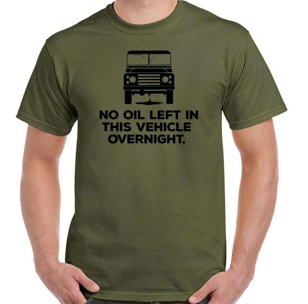 4x4 T-Shirt No Oil 90 120 Off Roading 4X4  Road SVX 140 Mens Funny