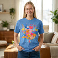 Bright Floral Bouquet T-Shirt | Colorful Flowers Tee | Cute Botanical Tee