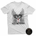 Feel Nothing Broken Heart Wings Emo Grunge Aesthetic T-Shirt