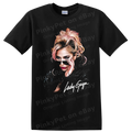 Lady Gaga Pop Art Portrait Music Fan T Shirt Graphic Print Tee Gift Concert