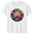 Lotus Flower Mandala Yoga T-Shirt Colorful Spiritual Meditation Tee