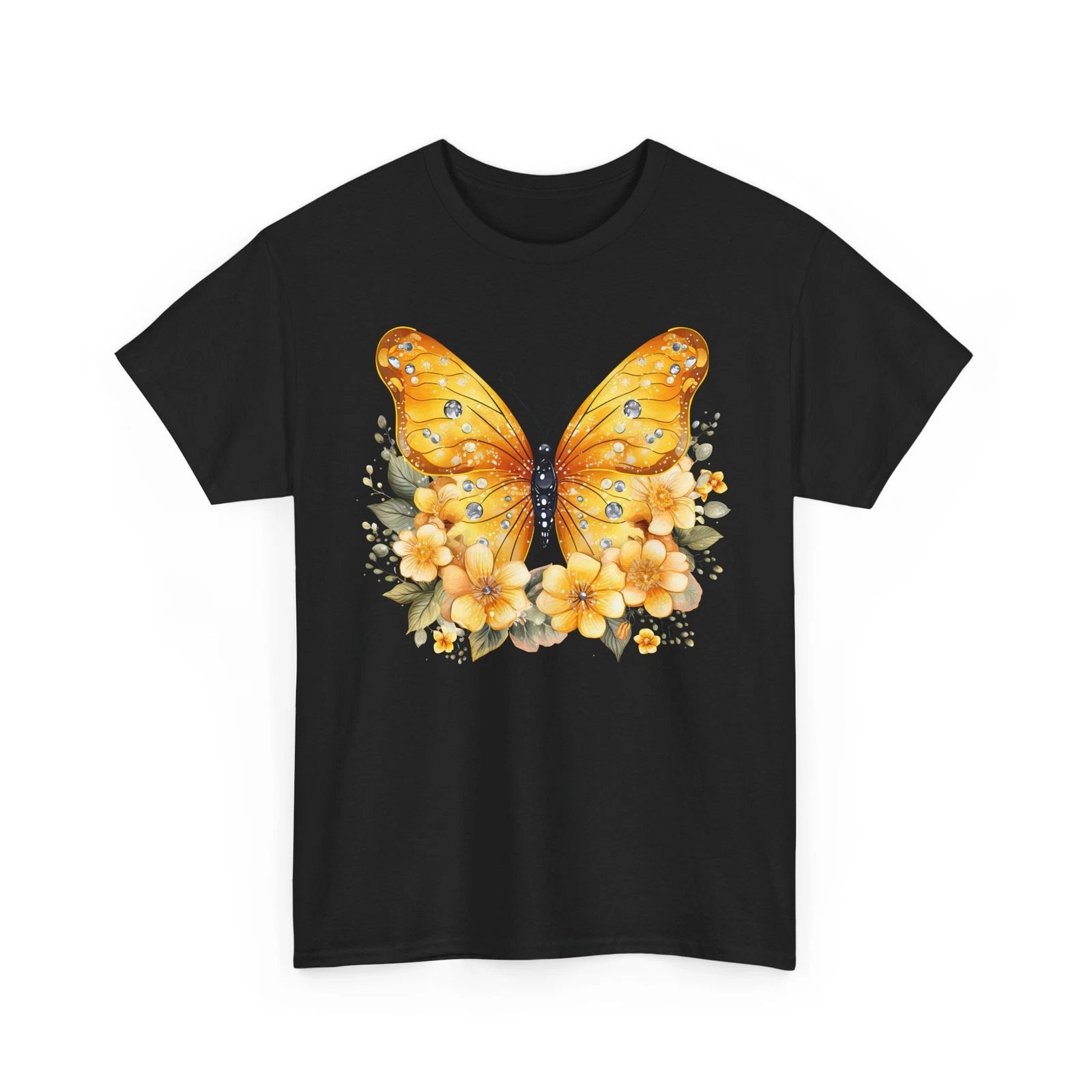 Cute Butterfly Oversized T-Shirt Women’s Aesthetic Boho Graphic Tee Trendy