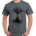 Electric Guitar T-Shirt Tree Mens Funny Acoustic Bass Rock Music Band Strings